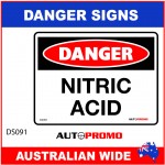 DANGER SIGN - DS-091 - NITRIC ACID